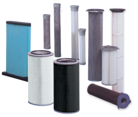 Filters for dust collection Paper and Polyester Cartridges